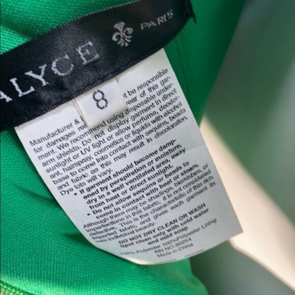 Alyce Paris Strapless Green Sequin Dress sz8 fits like 4-6 - Picture 8 of 8